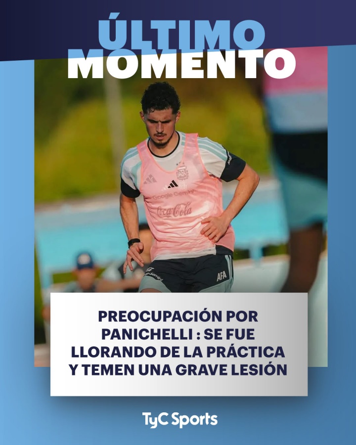 帕尼切利训练右膝受伤泪洒球场 曾遭十字韧带重伤