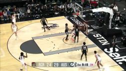 [杨瀚森妙传]杨瀚森见缝插针，助攻空切的扬布拉德轻松上篮打进