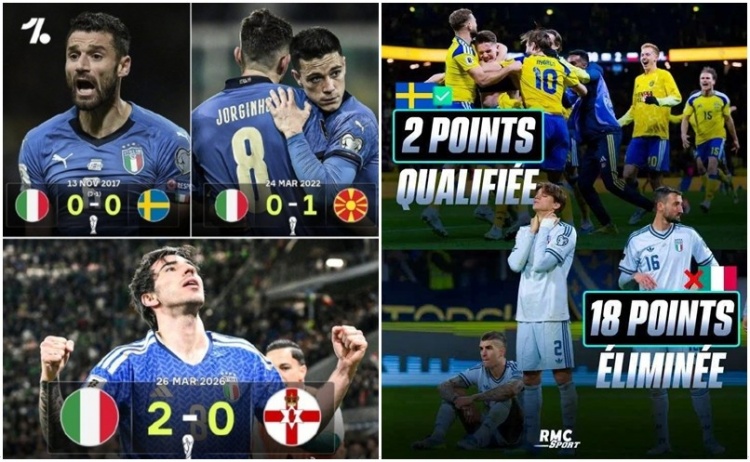 意大利世预赛三度折戟 八亿身价难掩体系性崩塌 意大利世预赛三度折戟 八亿身价难掩体系性崩塌