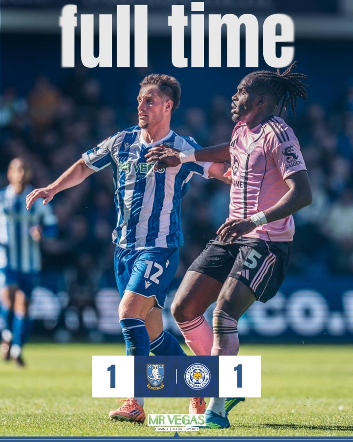 莱斯特城战平垫底队 15轮1胜滑向英甲深渊