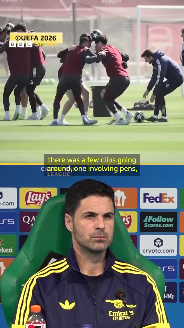 阿森纳训练惊现钢笔道具 阿尔特塔称传递内部信息 阿森纳训练惊现钢笔道具 阿尔特塔称传递内部信息