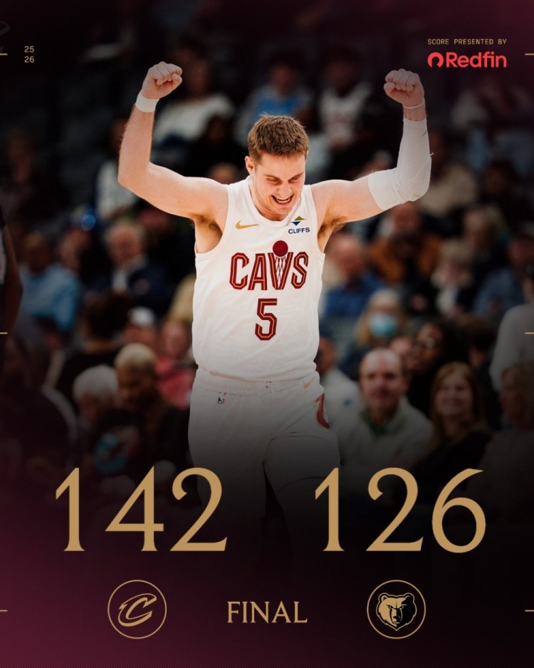 梅里尔高效21分3抢断 骑士客场轻取灰熊