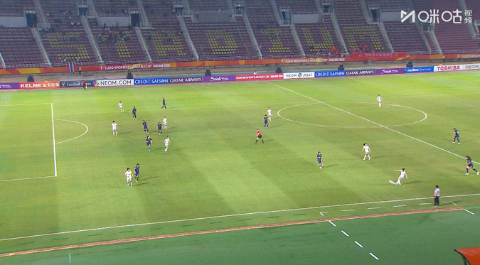 U20女足半场压制泰国 肖亚飞远射破门余佳琪中柱