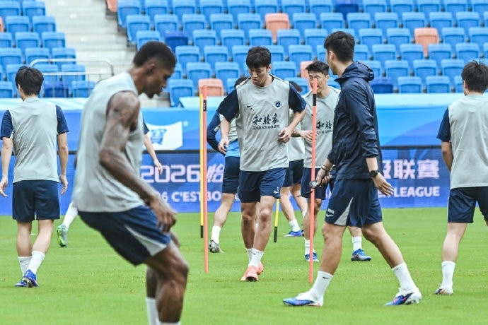 深圳队赛前最后一练 全员合练状态稳定