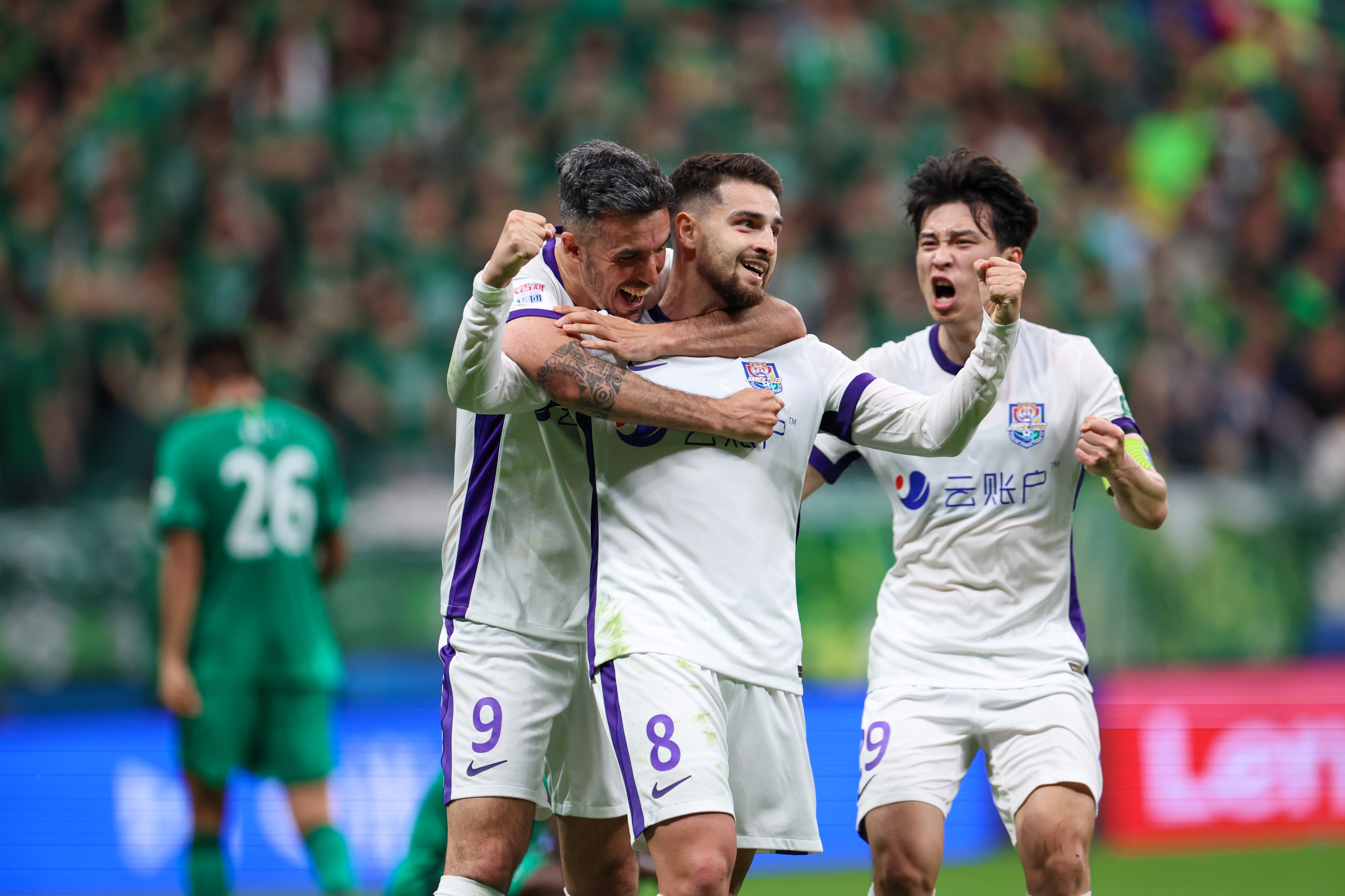 基莱斯6战国安6球 津门虎21年客场首胜国安