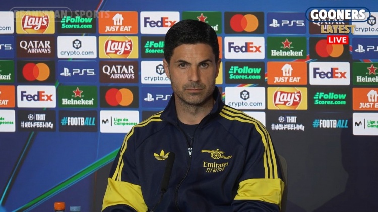 阿尔特塔确认哈弗茨、廷伯缺阵埃泽复出，盛赞西蒙尼15年变革马竞