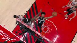 [哈珀隔扣]劲爆身体素质！哈珀甩开亨德森炸裂滞空隔扣罗威